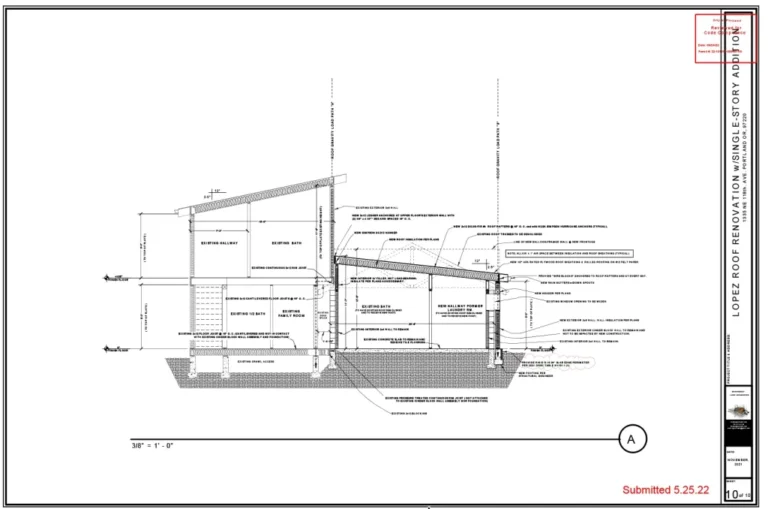 A photo of the Lopez Home Renovation Project showcasing the expertise of residential drafting services near Portland, Oregon. The image displays a beautifully remodeled residential space with modern design elements, emphasizing the attention to detail and craftsmanship provided by the drafting services.
