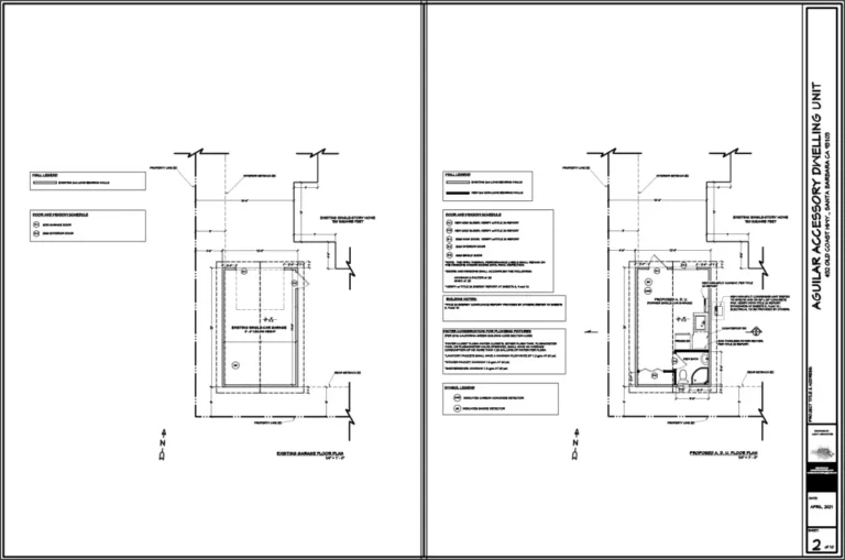 Drafting Service for Aguilar ADU