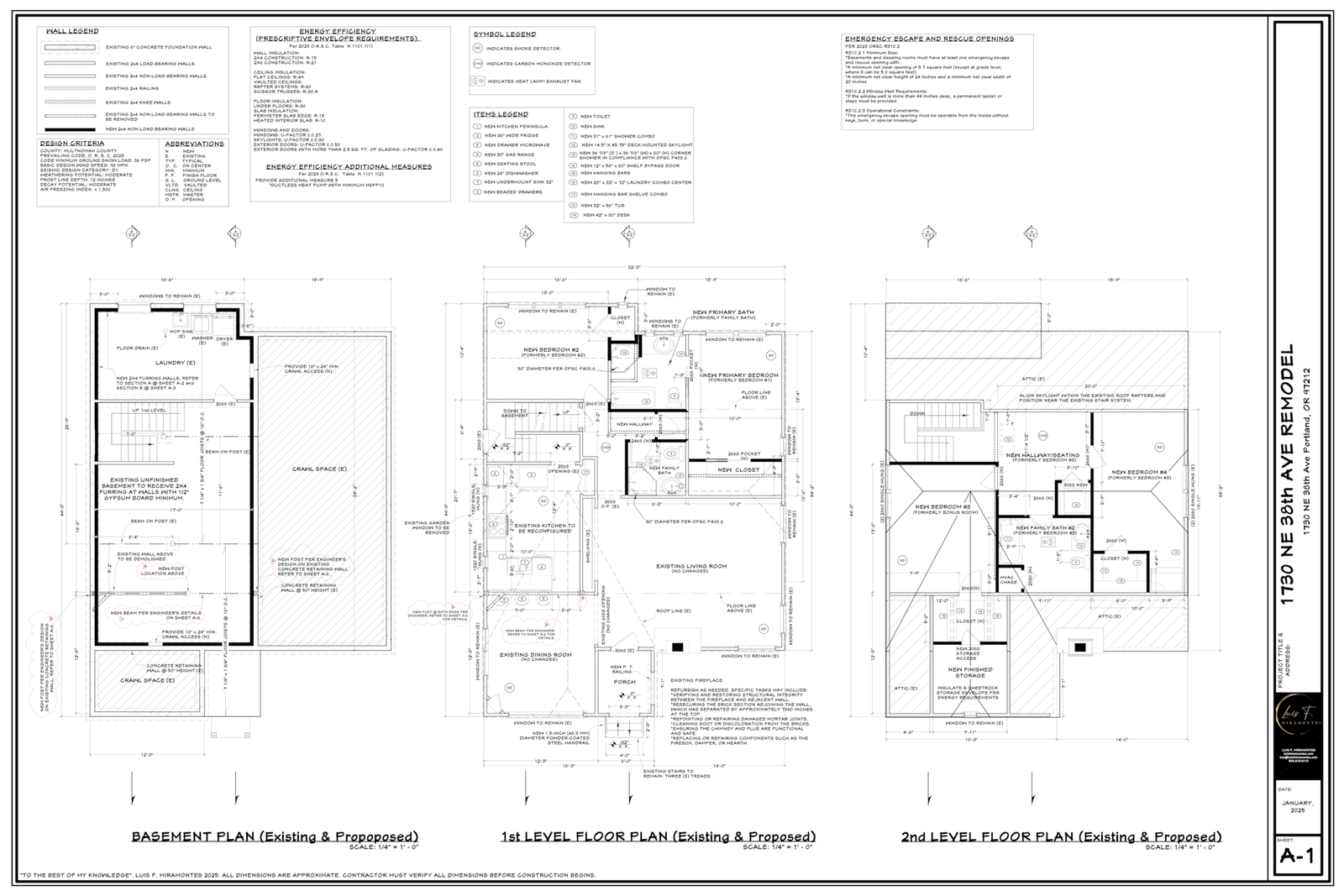 2025 residential drafting portfolio by Luis F. Miramontes