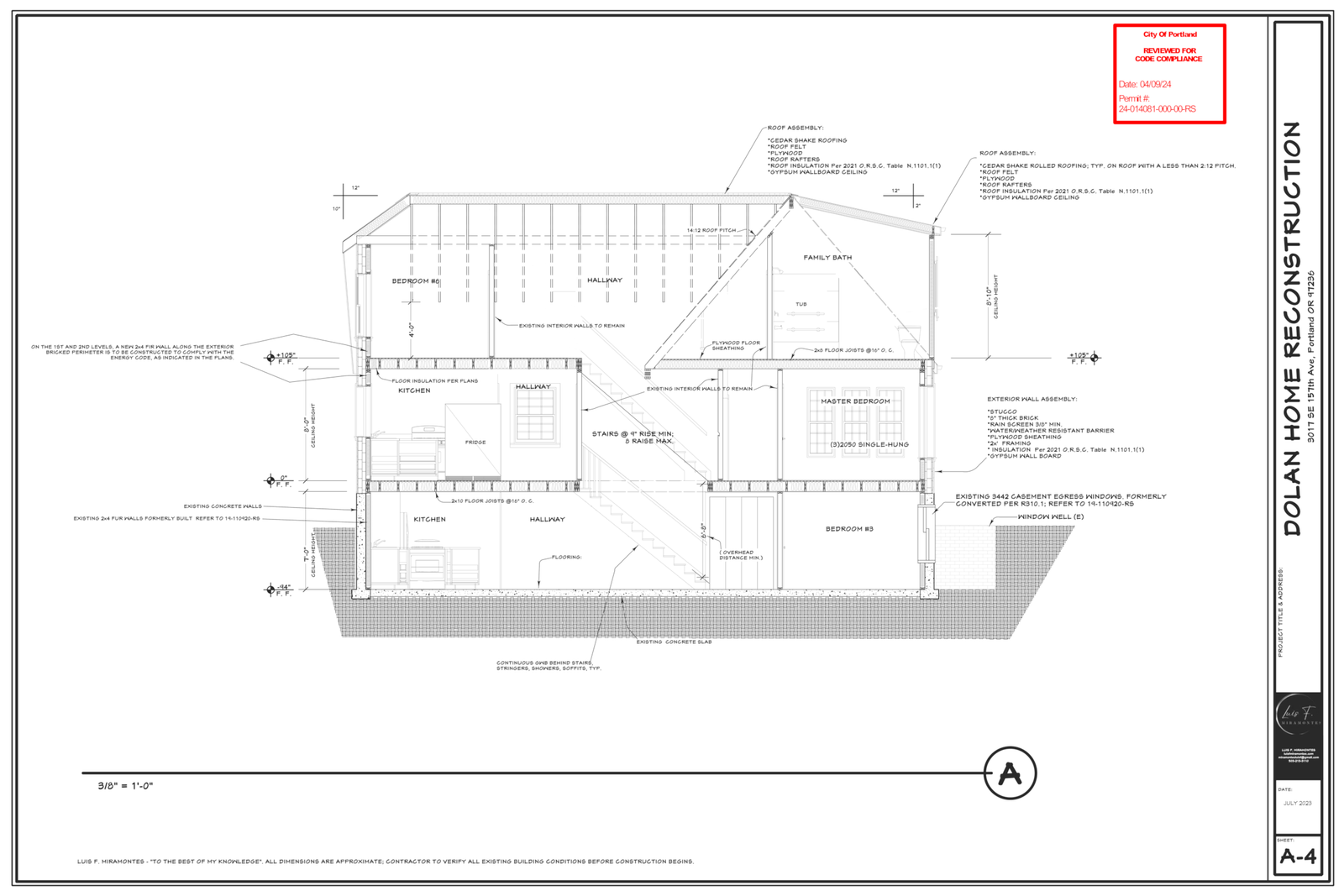 2024 residential drafting portfolio by Luis F. Miramontes