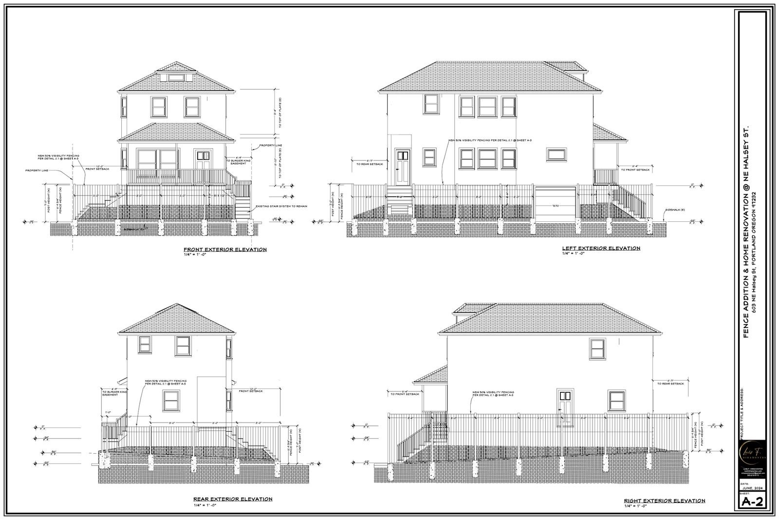 Pantry converted to half bath with second-floor bathroom expansion and 8-foot perimeter fence in Portland Oregon